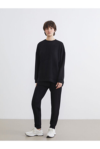 LC Waikiki Koor Sport Black Soft Touch Women's Jogger Sweatpants