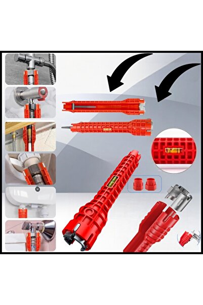 OEM 8 in 1 Multifunctional Sink and Faucet Wrench, Plumber Tools, Bathroom/Ki...