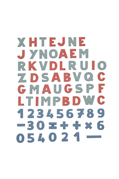NW NessiWorld 72 Magnetic Letters & Numbers