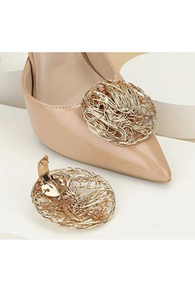 Bacoss مشبك حذاء معدني بتصميم شبكي مع مشبكين قابلين للإزالة ومشبك كعب عالي (B...