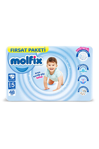 NW NessiWorld Bebek Bezi Fırsat Paketi 5 Beden 11-18 Kg 48 Adet