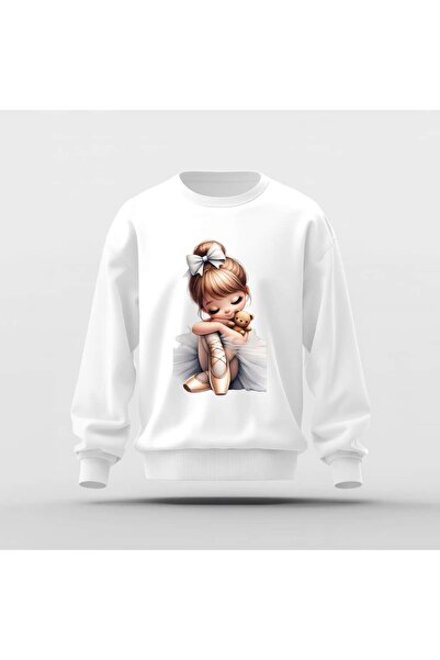 Ada Kostüm Tasarım سترة رياضية بتصميم راقصة الباليه الحلوة مطبوع