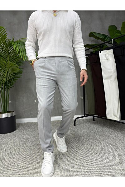 MİS MODA Men's linen trousers