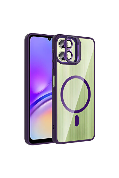 Kılıfist Galaxy A07 Case Klfs Etro Cover with Stand and Camera Lens Gift - De...