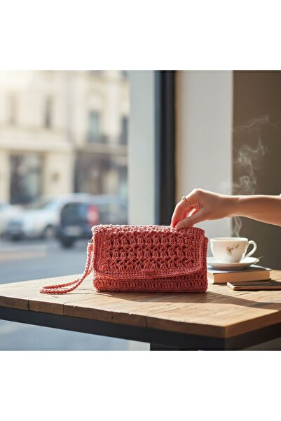 Creatif La Femme حقيبة يد حمراء