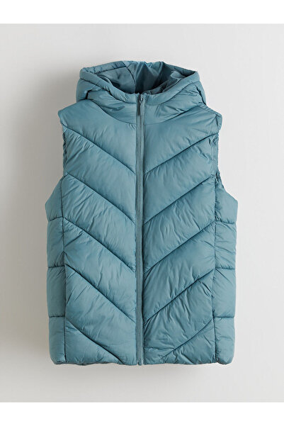 LC Waikiki Vestă impermeabilă verde pentru băieți