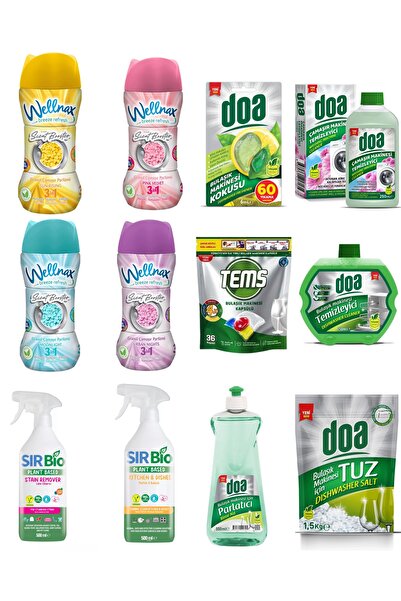 B&R Bulaşık Makina&Çamaşır Makina Süper Avantaj 11’Li Set