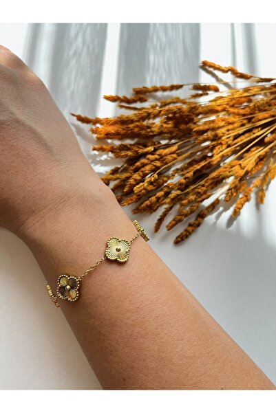 hand shey Steel Bracelet |   316L Stainless Steel |   Gold/Silver Color |   W...
