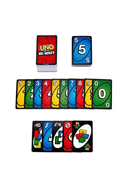 NW NessiWorld Hwv18 Uno No Mercy Cards+7 Years Old