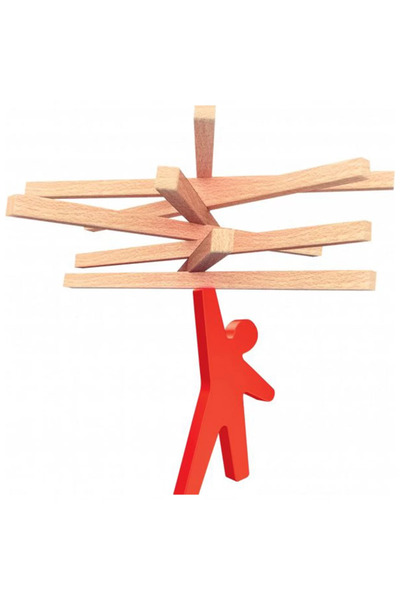 NW NessiWorld Wooden Balance Bars