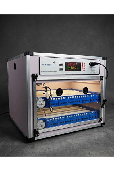 Evonest Kaz Uyumlu Kabin Tip Kuluçka Makinesi | 128 Yumurtalık Kapasiteli
