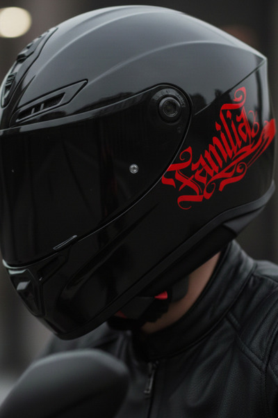 Banxtre Familia (Family) Sticker Decal for Helmet and Motorcycle