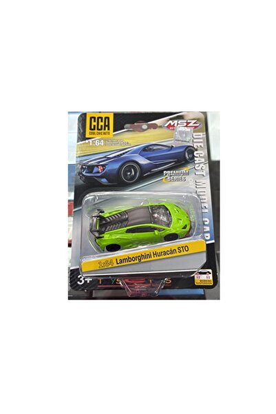 CCA Premium Series Lamborghini Huracan Sto Green 1/64 Model Car