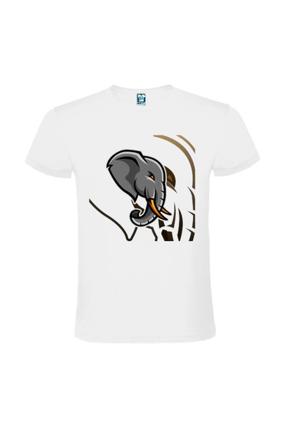 Printees Tricou bărbat - Profil de elefant