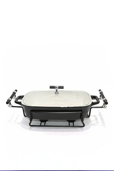 Generic Buffet warmer, rectangular black serving dish, 16.5 cm, with a unique...