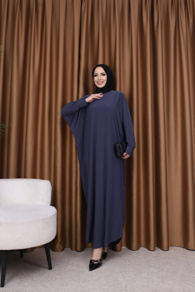 comstar Women's Trend Basic Long Sleeve Smoked Prayer Dress