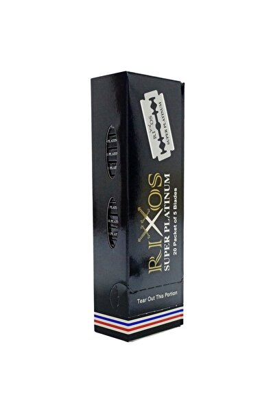 atamanstore Rixos Super Platinum Çift Taraflı Yaprak Jilet 100'lü Paket