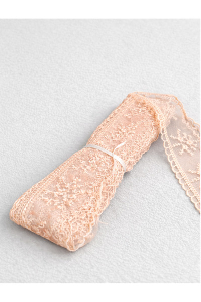 Ak Tuhafiye Yavruağzı Guipure Lace Tulle Ribbon 5 cm Width – 8.5-9m Length | ...