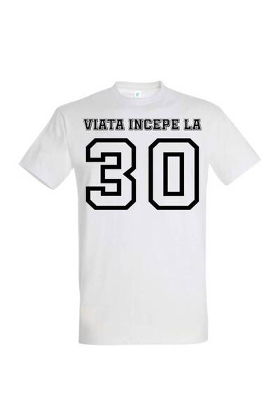 Printees Men's T-shirt - Life begins at 30