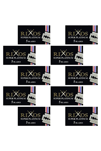 atamanstore Rixos Super Platinum Çift Taraflı Yaprak Jilet 50 Adet