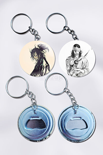 ZipZap حلية مفاتيح على شكل حقيبة من أنمي فاجابوند (قطعتان)