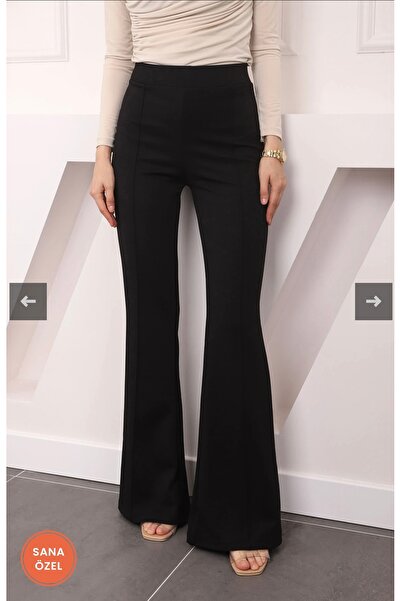 Nuesscollection Ισπανικό παντελόνι με ρίγες (υφασμάτινο κρεπ με λύκρα)