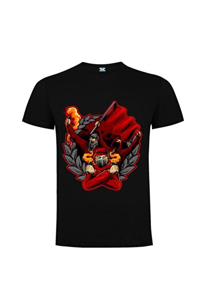 Printees Men's T-shirt - Supporters in red