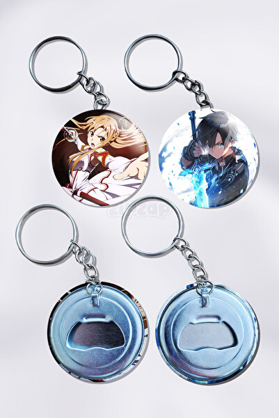 ZipZap Breloc decorativ pentru geantă cu tematică Sword Art Online (2 BUC)