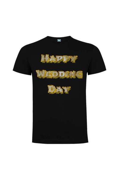Printees Tricou bărbat - Happy Wedding Day