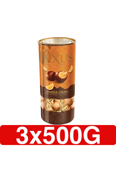 Lexus CIOCOLATĂ COMPUSĂ CU LAPTE UMPLUTĂ CU CREMĂ DE PORTOCALE 3 X 500G