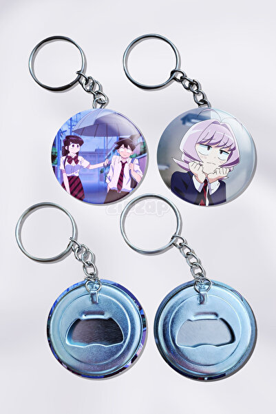 ZipZap Breloc decorativ pentru geantă anime Komi Can't Communicate (2 BUC)