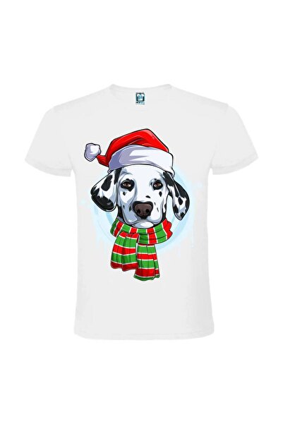 Printees Men's T-shirt - Christmas Dalmatian