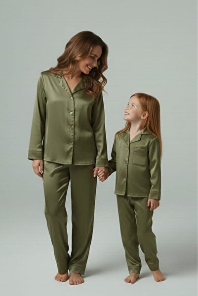 Pure Silk Atelier %100 Saf İpek Anne-Kız Pijama Takımı Premium Koleksiyonu