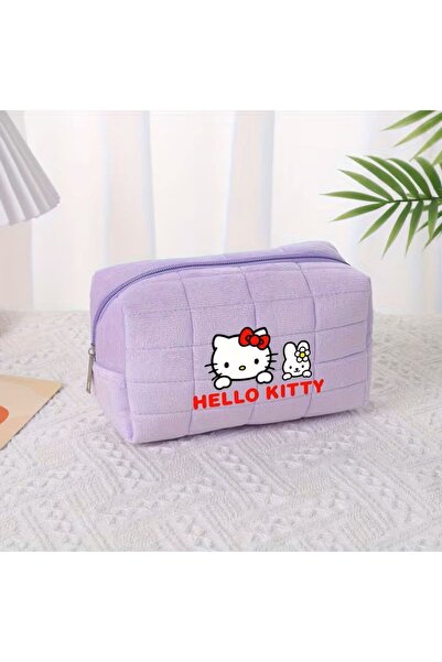 MORESUN Hello Kitty Pembe Makyaj Çantası