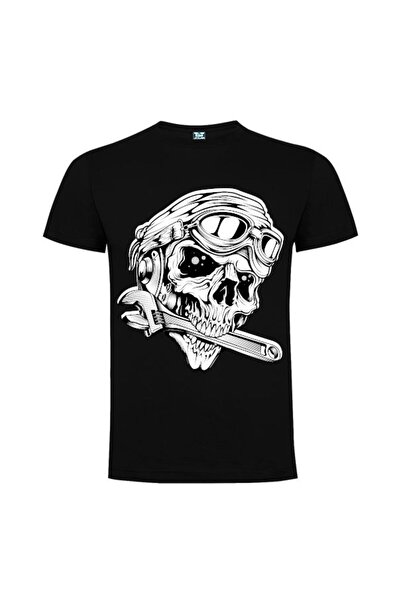 Printees Tricou bărbat - Craniu de mecanic
