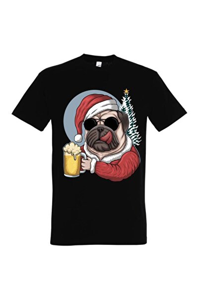 Printees Tricou bărbat - Christmas Beer PUG