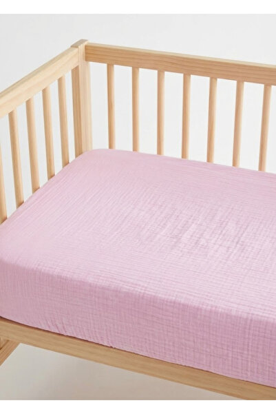 Joyous Mom Kids ملاءة سرير مرنة من القطن الخالص 100% - 4 طبقات، قماش يسمح بال...