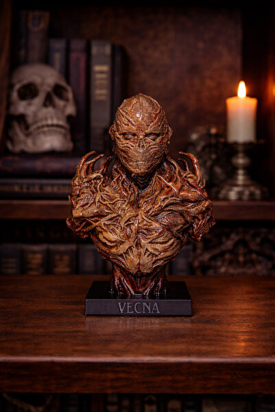 TTRobotic Vecna Figür Büst – Stranger Things El Boyaması Koleksiyonluk Dekora...