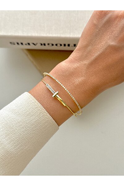 YOUES JEWELRY Steel Princess Model Minimalist Adjustable Clamp