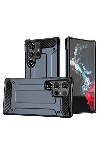 OEM Samsung Galaxy S25 Edge Hybrid Armor Case - Blue