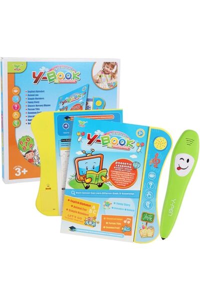 Morelian كتاب صوتي تعليمي للأطفال مع قلم تعليمي من