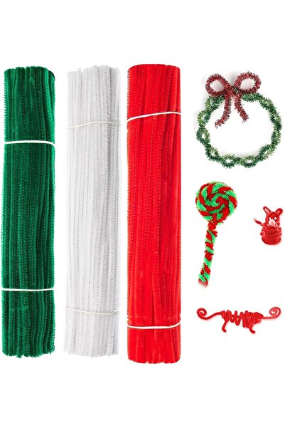 Generic 300 Pieces Flexible Chenille Stems Pipe Cleaners