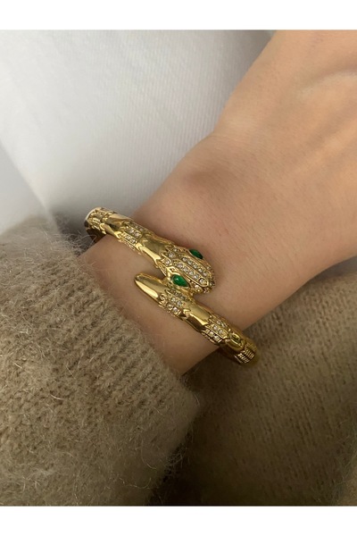 Pinery Jewels إصدار محدود - سوار نسائي من الفولاذ المقاوم للصدأ مرصع بحجر الز...