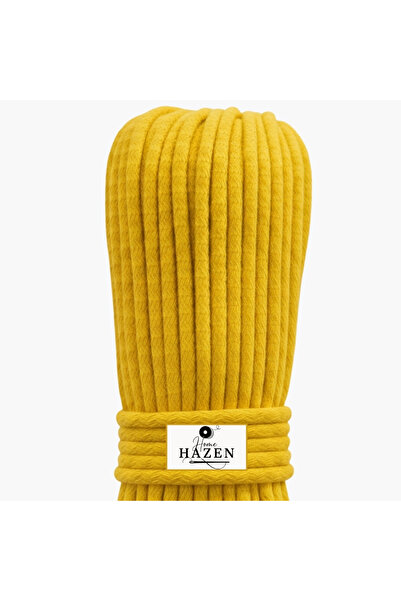 Hazen Home Kordon Ip Pamuklu 4-5 Mm 500 gram / 45-50 M Sepet, Supla, Çanta Ya...