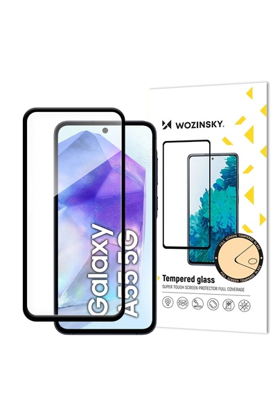 WOZINSKY Protector de sticlă complet lipicios pentru Samsung Galaxy S25 Edge