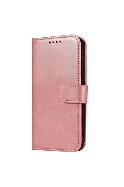 OEM Husă portofel roz cu suport pentru Samsung Galaxy S24