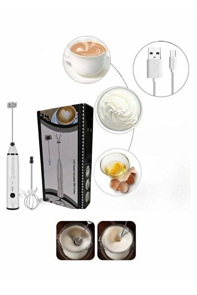Generic Rechargeable Electric Foam Maker, Milk Coffee Frother Electric Whisk