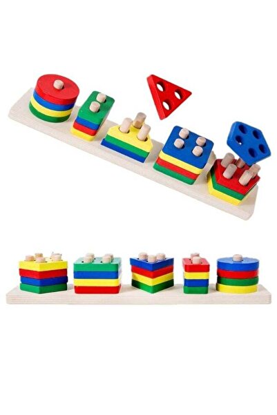 BKMax لعبة خشبية مونتيسوري للأطفال من عمر سنة إلى ثلاث سنوات، للبنات والأولاد...