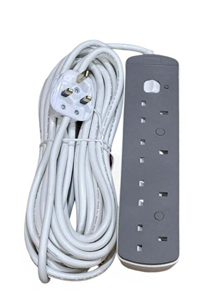 Generic 5 Meter Power Strips Extension Cord | 4 Sockets Universal Plug Adapte...
