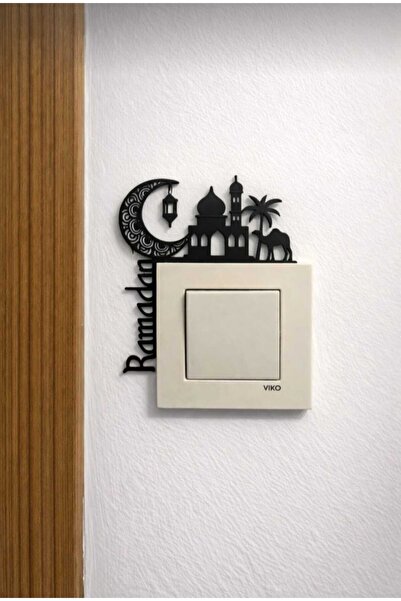 lucien vela 3D Baskı Ramadan Temalı Dekoratif Işık Anahtarı Süsü - Ramazan He...